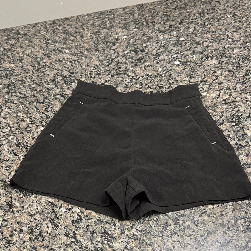 H&M Black High Waist Women's Shorts